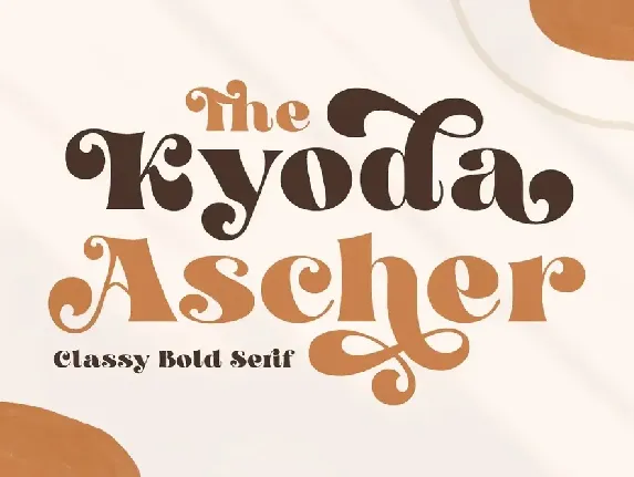 Kyoda Ascher font