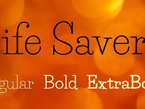 Life Savers Family font