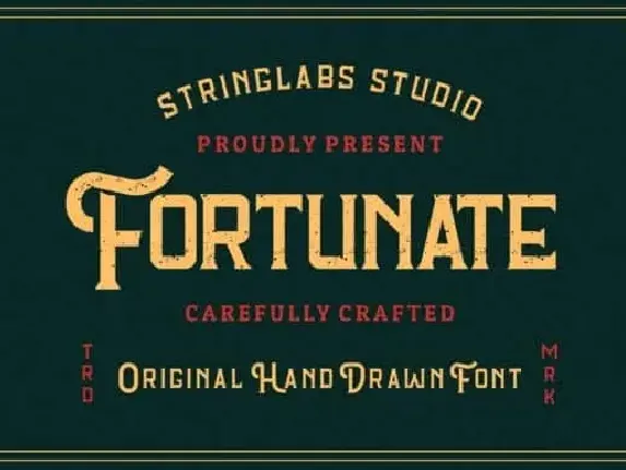 Fortunate Display font