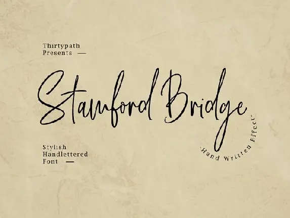 Stamford Bridge Script font