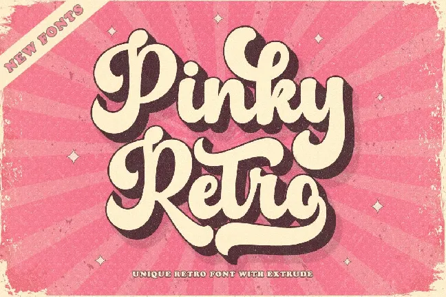 Pinky Retro font