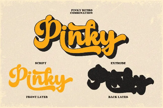 Pinky Retro font