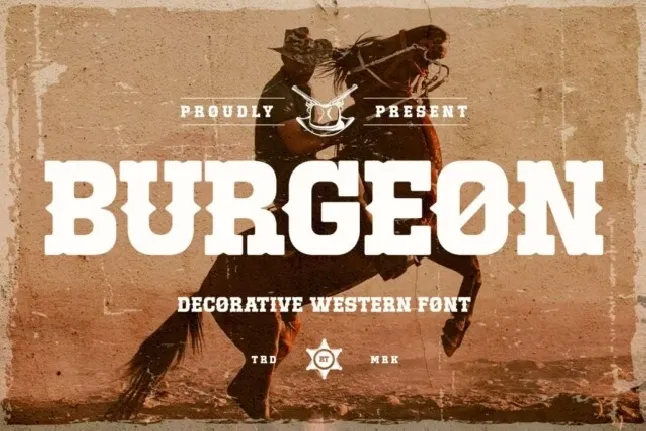 Burgeon font