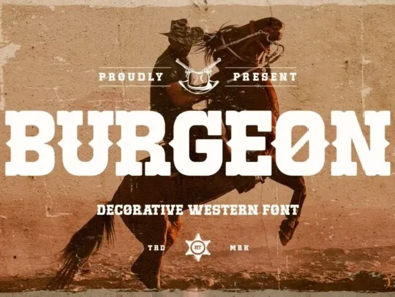 Burgeon font