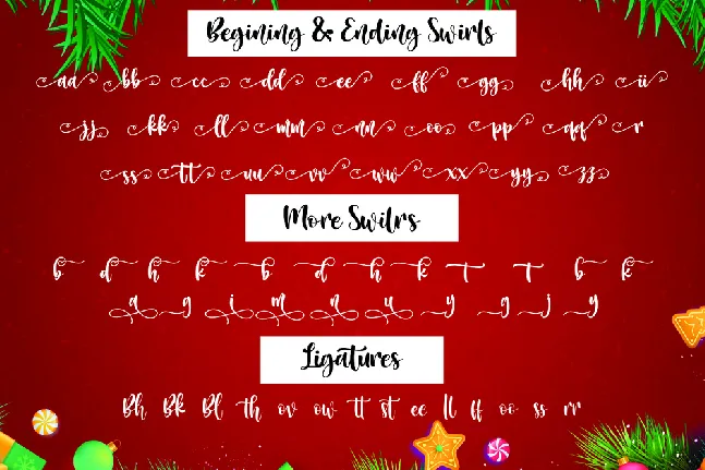 MelodyChristmas font