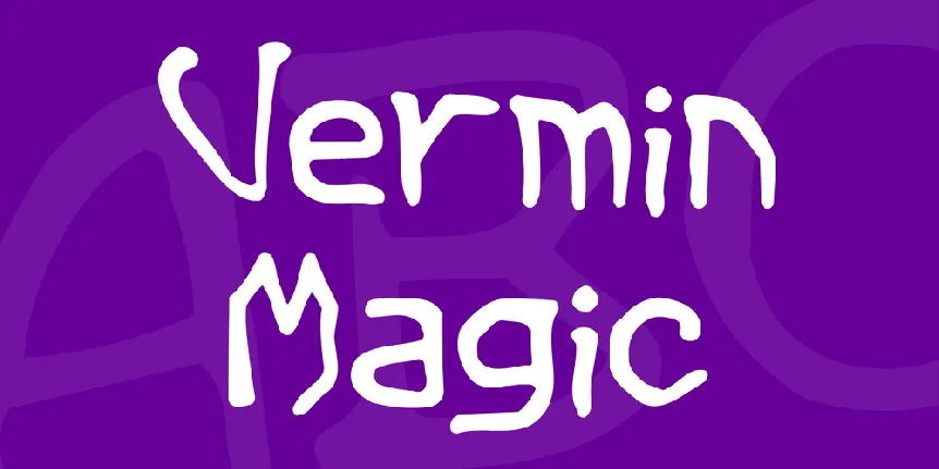 Vermin Magic font