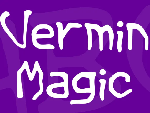 Vermin Magic font