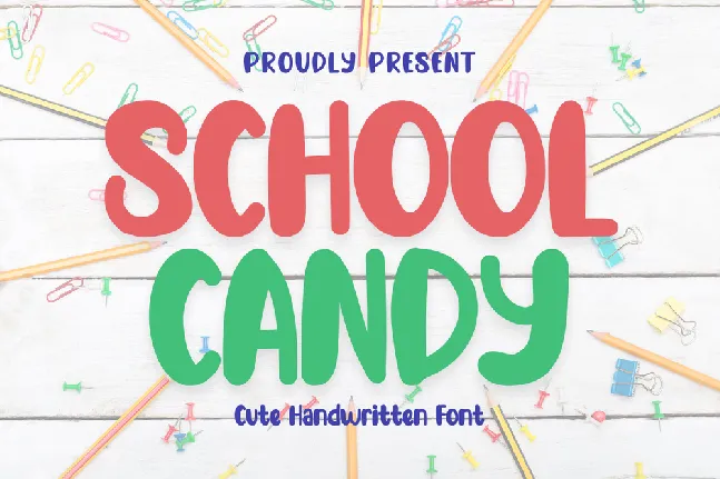 School Candy font