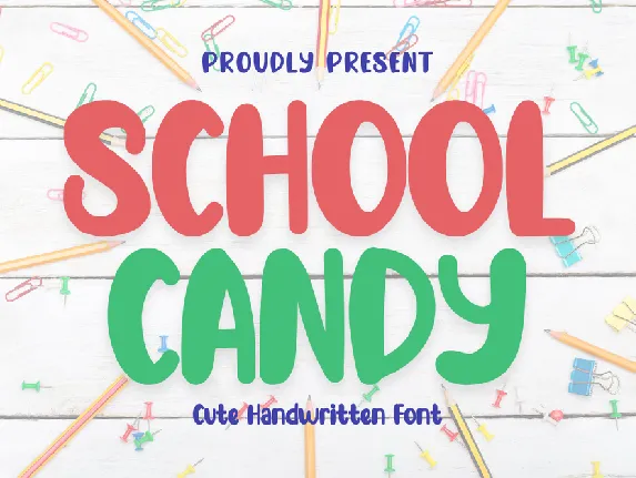 School Candy font