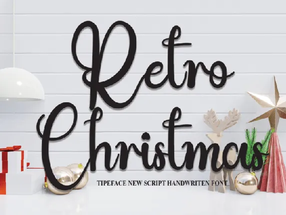 Retro Christmas font