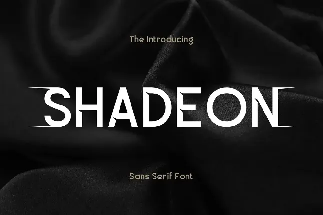 Shadeon font