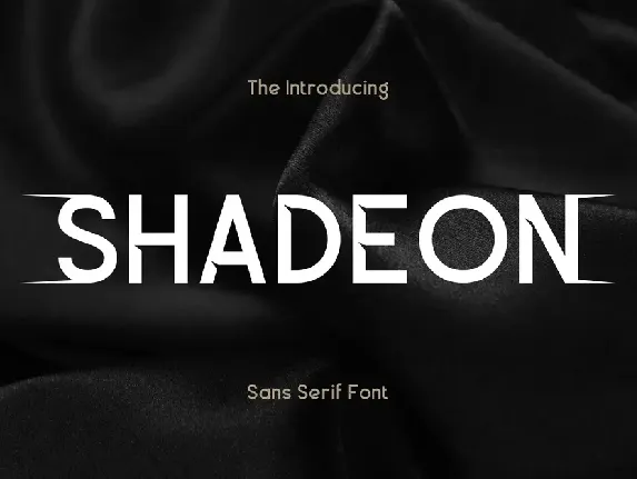 Shadeon font