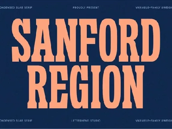 Sanford Region font