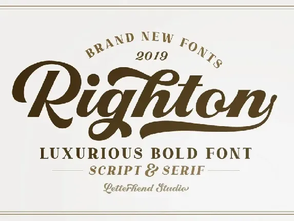 Righton font