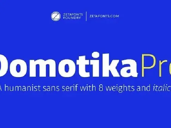 Domotika Pro Sans Serif font