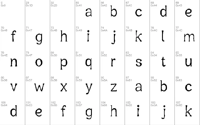 Oxygetrompal font