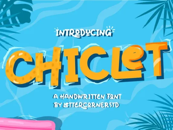 Chiclet font