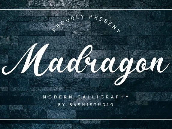 Madragon font