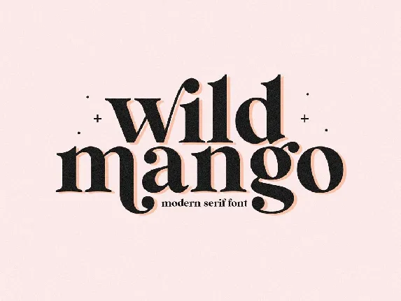 Wild Mango font