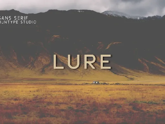 Lure font