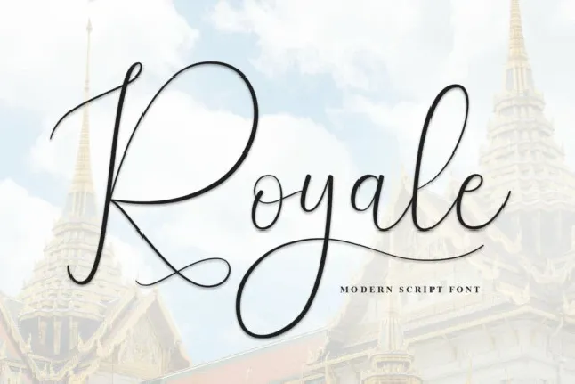 Royale Calligraphy font