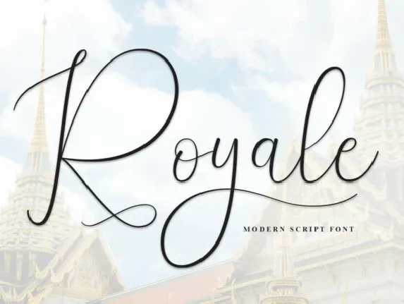 Royale Calligraphy font