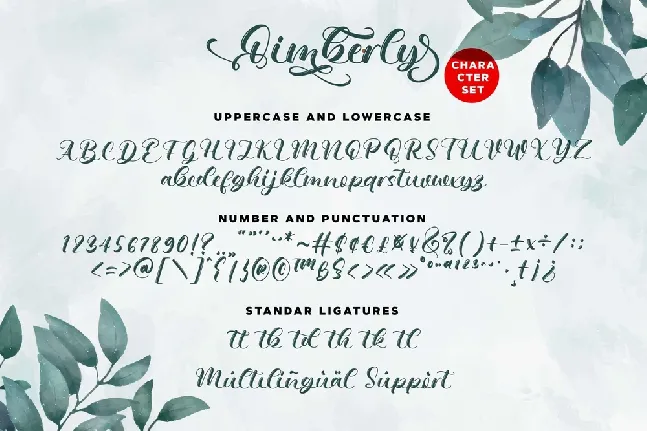 Qimberly font