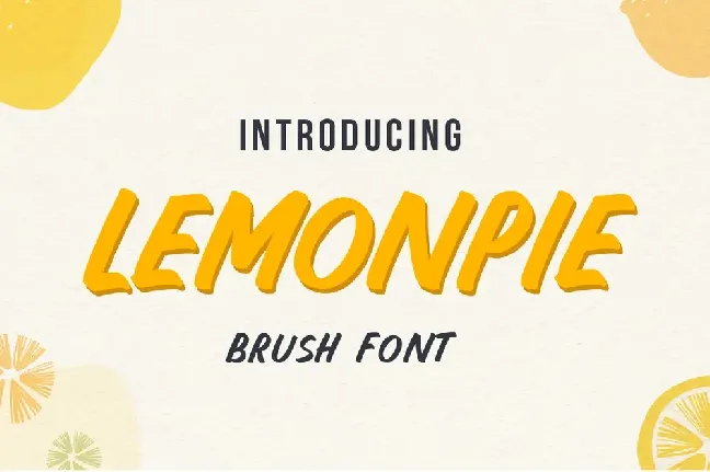 LEMONPIE font