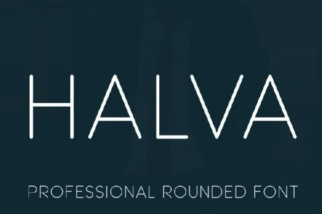 Halva Sans Serif font