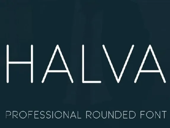 Halva Sans Serif font