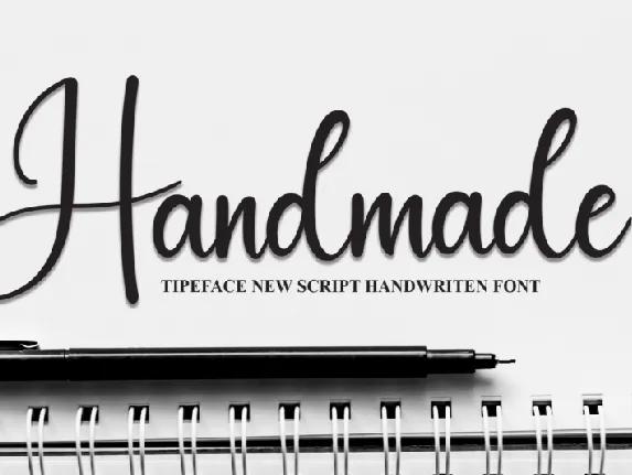 Handmade Calligraphy font