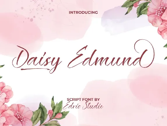 Daisy Edmund font