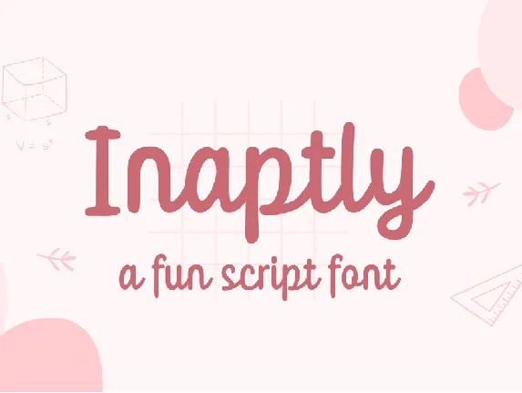 Inaptly font