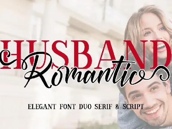 Romantic font