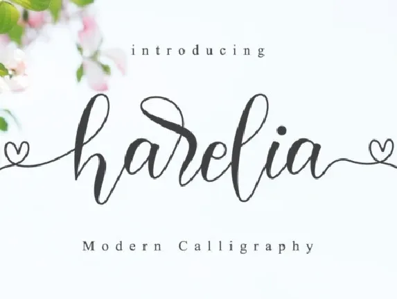 Harelia Script font