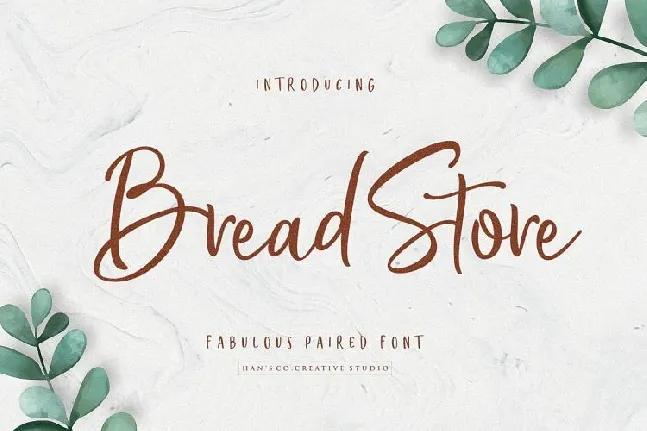 Bread Store Script font