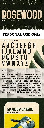 Rosewood Free font