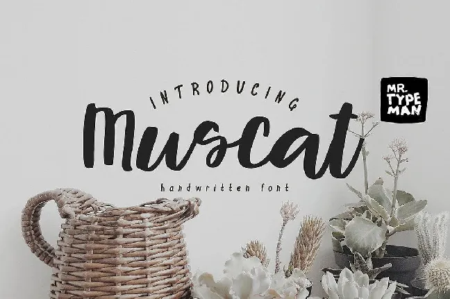 Muscat Handwriting Script font