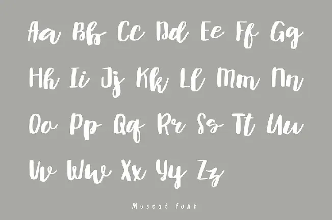 Muscat Handwriting Script font