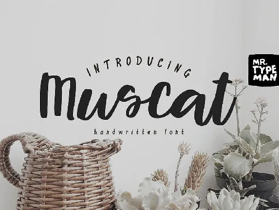 Muscat Handwriting Script font