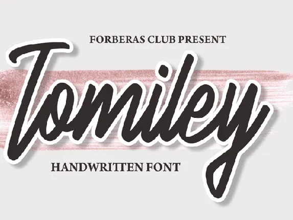 Tomiley font