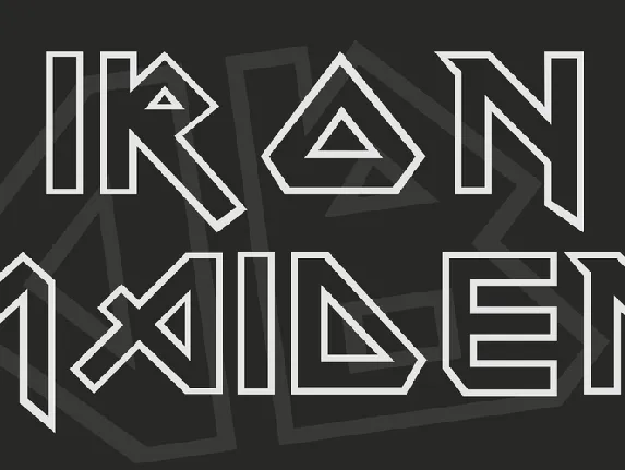 Iron Maiden font