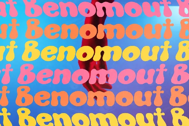 Benomout font