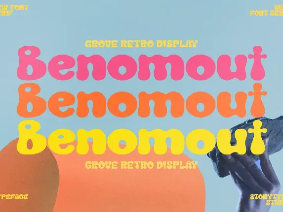 Benomout font