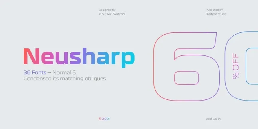 Neusharp font