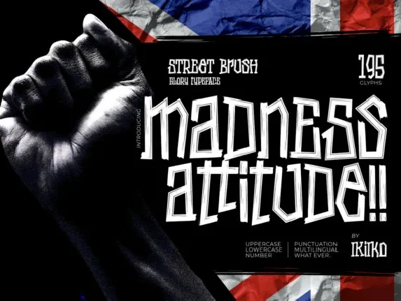 Madness Attitude font