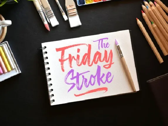 The Friday Stroke Brush font