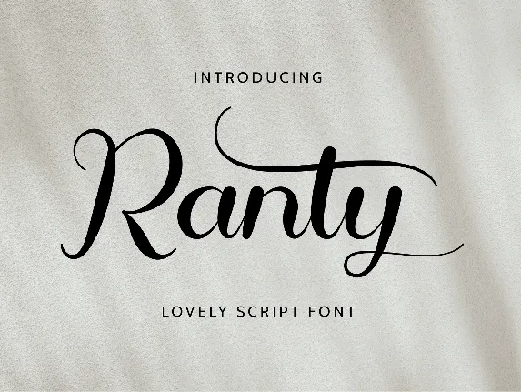 Ranty font