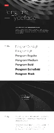 Pangram Sans Family font