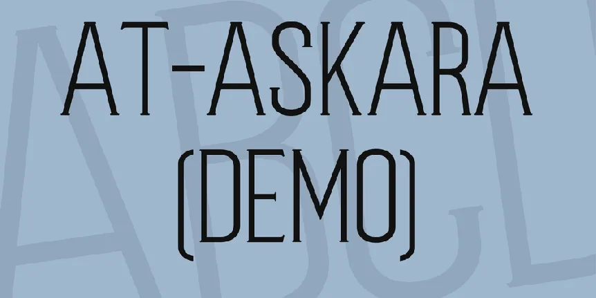 AT-Askara (demo) font